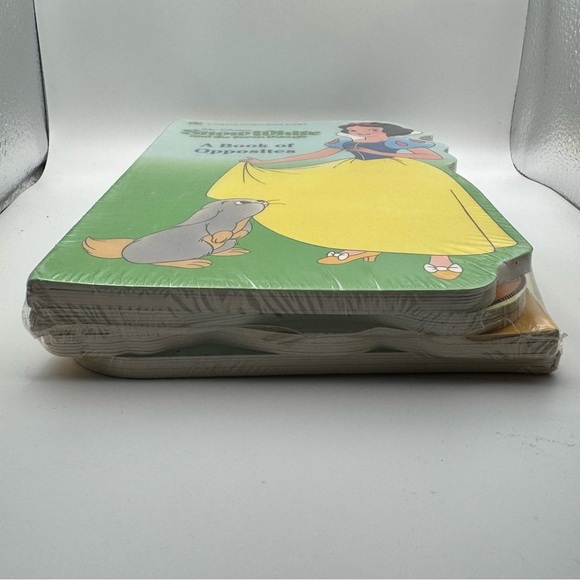 Vintage Disney Snow White Pooh Mickey Donald Golden Sturdy Shape Book LOT 4 New - Picture 5 of 9